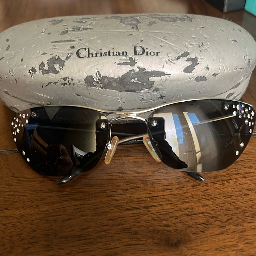 Christian Dior cat eye sun glasses